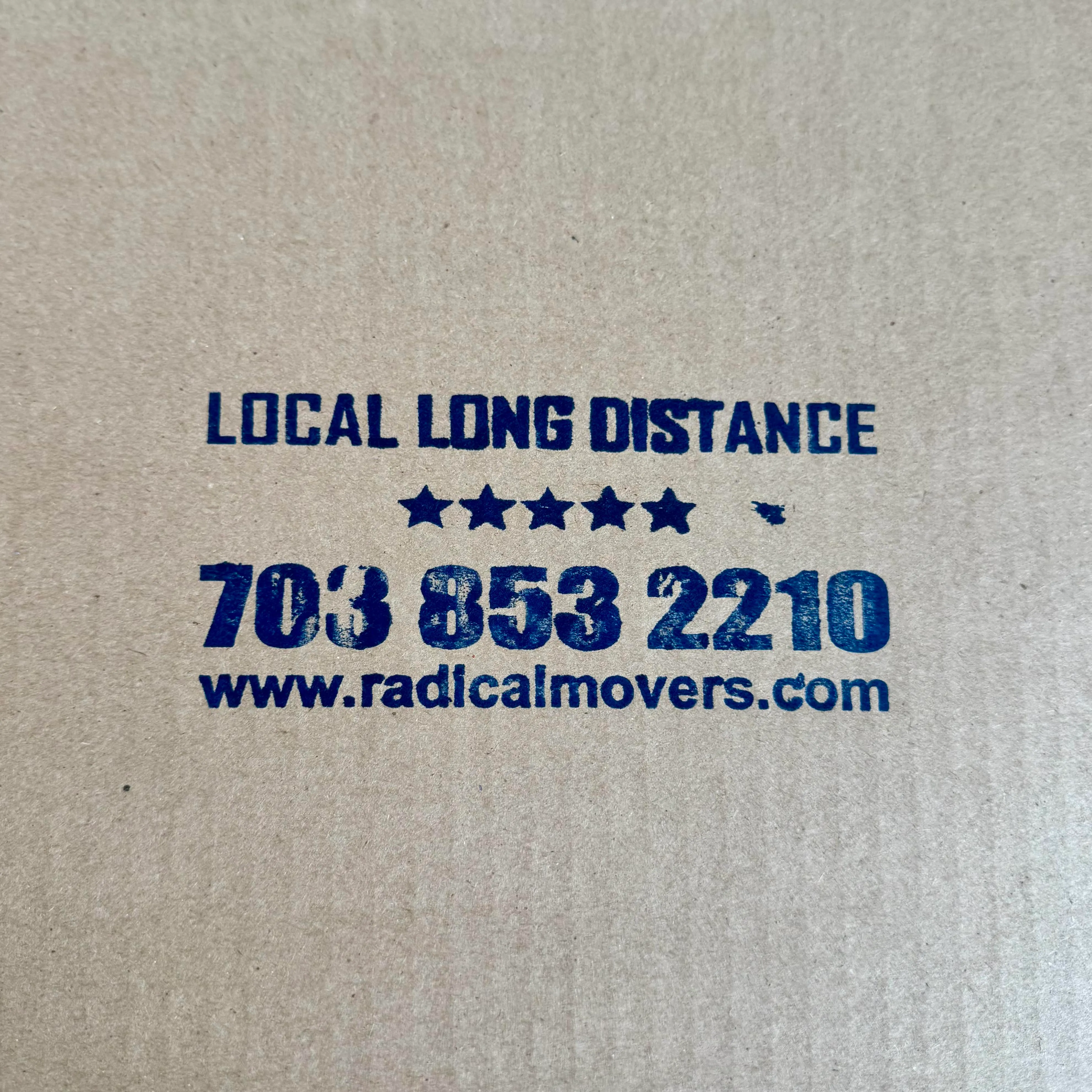 Warehouse full of professional moving supplies and packing materials